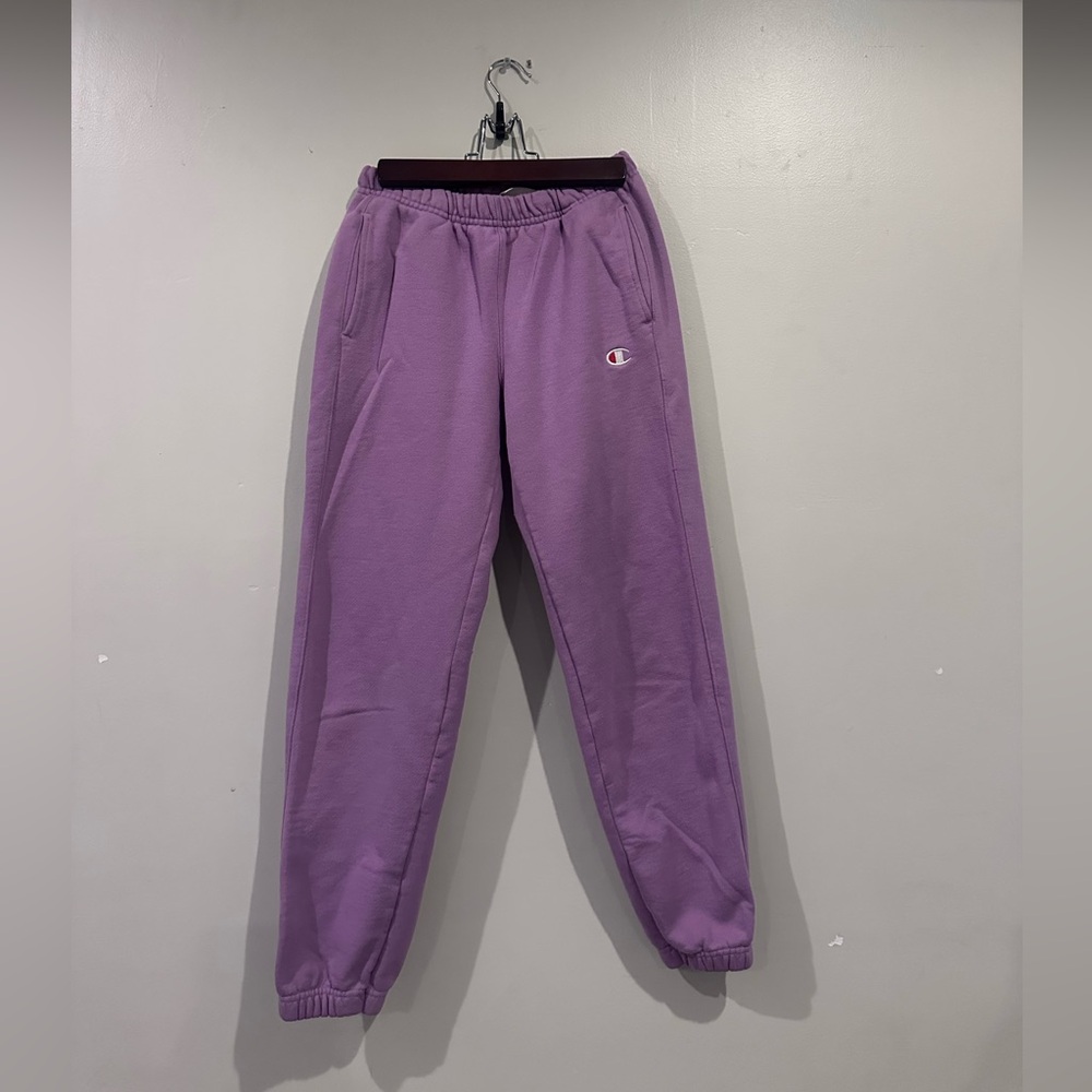 Purple Champion Sweatpants, lightly worn